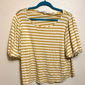 Striped Princess Sleeve Top